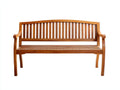 Banc de jardin - Bois - 150x61x90 cm - Bois naturel - Élégant
