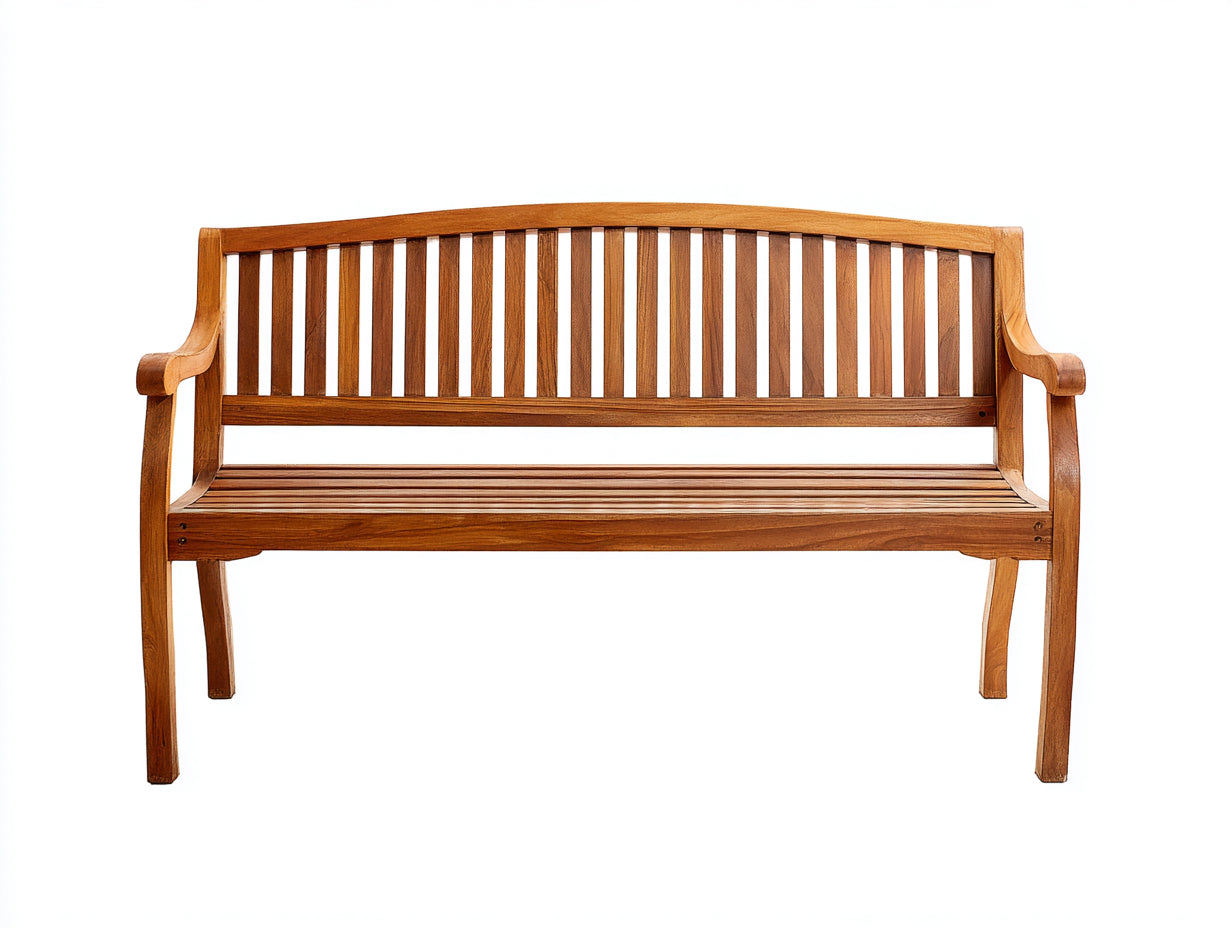 Banc de jardin - Bois - 150x61x90 cm - Bois naturel - Élégant